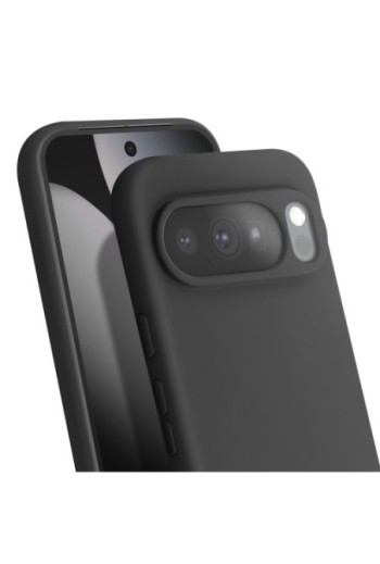 Custodia Soft Touch Google Pixel 10 Pro XL in silicone morbido - nero intenso