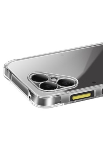 Custodia trasparente con 4 angoli rinforzati antiurto per Fairphone 6