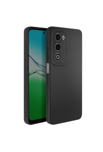 Custodia Oppo A5 in silicone morbido con protezione fotocamera Nero