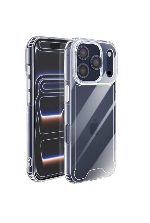 Custodia antishock iPhone 17 Pro Max Trasparente