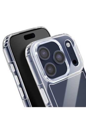 Custodia antishock iPhone 17 Pro Trasparente