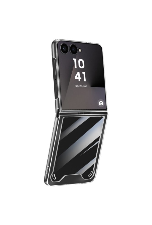Custodia Trasparente Samsung Galaxy Z Flip 7 Rigida - Bordi rinforzati