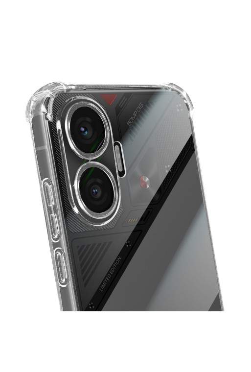 Cover anti-shock trasparente per Xiaomi Poco F7 con angoli rinforzati