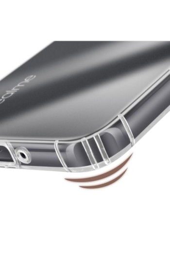 Custodia Trasparente – Retro rinforzato + bordi in silicone pulsanti protetti p. Realme GT 7 e GT 7T
