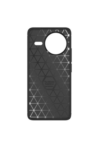 Cover effetto fibra di carbonio per Xiaomi Poco F7 Ultra e Poco F7 Pro - Nero