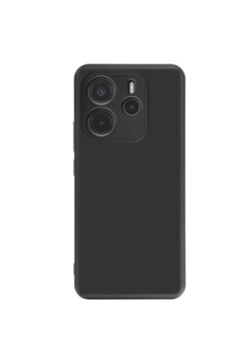 Custodia in silicone Xiaomi Redmi Note 14 4G - Nero Opaco