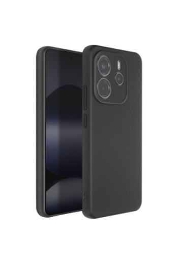 Custodia in silicone Xiaomi Redmi Note 14 4G - Nero Opaco