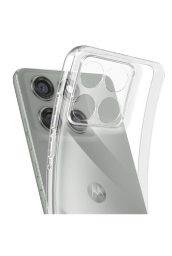 Custodia trasparente in silicone per Motorola Edge 60 Pro