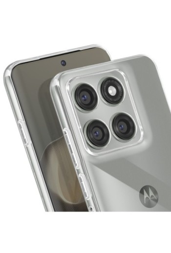 Custodia trasparente in silicone per Motorola Edge 60 Pro