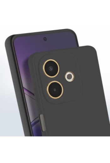 Cover Oppo A5 Pro silicone soft-touch nero