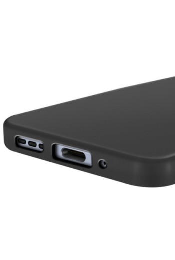 Custodia in silicone Motorola Moto G86 - Nero opaco