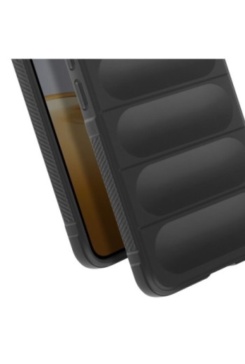 Cover Realme 14T design rugged antishock - nero