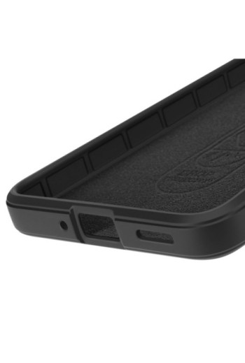 Cover Realme 14T design rugged antishock - nero