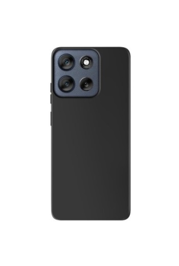Custodia in silicone Motorola Moto G56 - Nero opaco