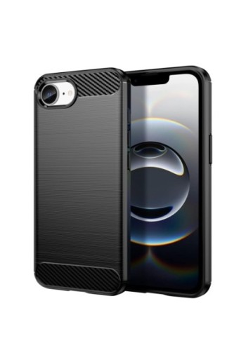 Cover in fibra di carbonio iPhone 16e – Nero