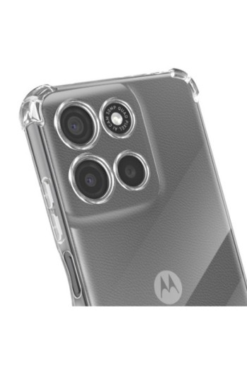 Custodia Antiurto Motorola Moto G15 e G15 Power Angoli Rinforzati Trasparente