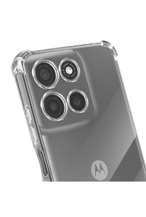 Custodia Antiurto Motorola Moto G15 e G15 Power Angoli Rinforzati Trasparente