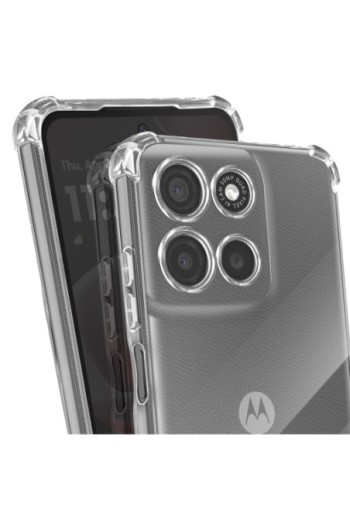 Custodia Antiurto Motorola Moto G15 e G15 Power Angoli Rinforzati Trasparente