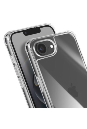 Custodia con Cordino iPhone 16e Silicone Antiurto - Trasparente