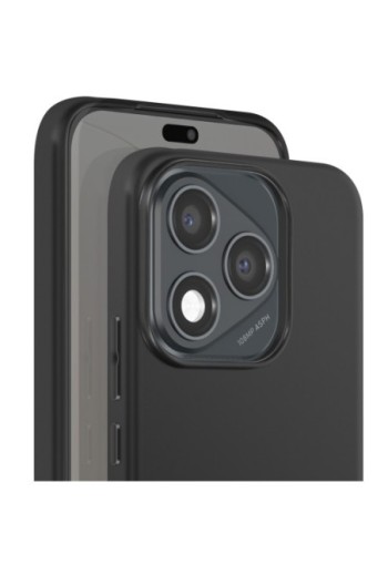 Custodia Morbida in Silicone Nera per Honor 400 Lite