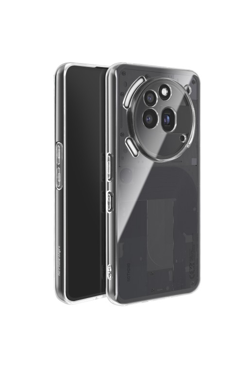 Custodia Nothing Phone 3a Pro Silicone Morbido Trasparente