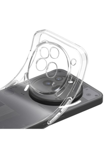 Custodia Nothing Phone 3a Pro Silicone Morbido Trasparente