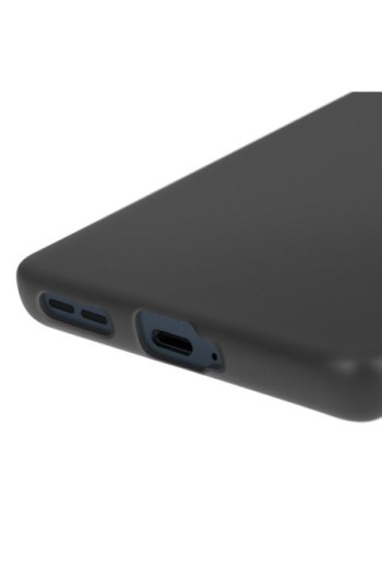 Cover Motorola Edge 50 Fusion Silicone flessibile Nero Mayaxess