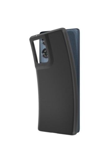 Cover Motorola Edge 50 Fusion Silicone flessibile Nero Mayaxess