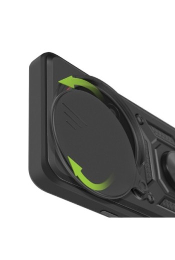 Custodia Antishock Xiaomi 15 Ultra Anello Magnetico Mayaxess Nero