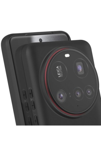 Custodia in Silicone Xiaomi 15 Ultra Mayaxess Protezione Flessibile - Nero