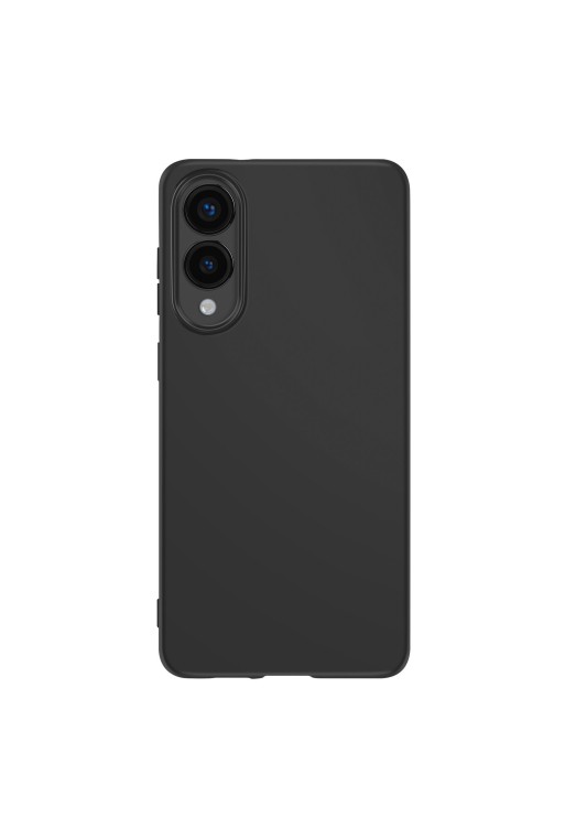 Custodia in Silicone per Samsung Galaxy S25 Edge - Nero