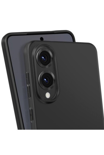 Custodia in Silicone per Samsung Galaxy S25 Edge - Nero
