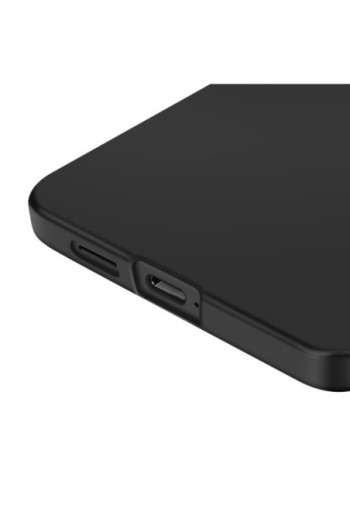Custodia in Silicone per Samsung Galaxy S25 Edge - Nero