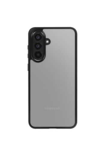 Custodia Silicone Soft Touch Nero Traslucido per Samsung Galaxy A56