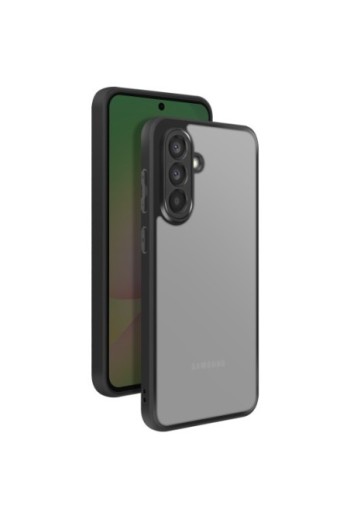 Custodia Silicone Soft Touch Nero Traslucido per Samsung Galaxy A56