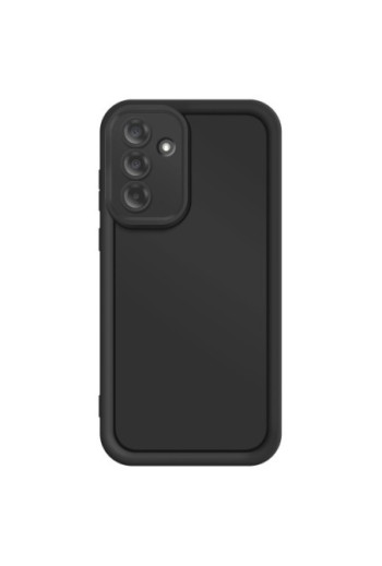 Custodia Soft Touch Samsung Galaxy A36 Silicone Nero con Bordi Rialzati