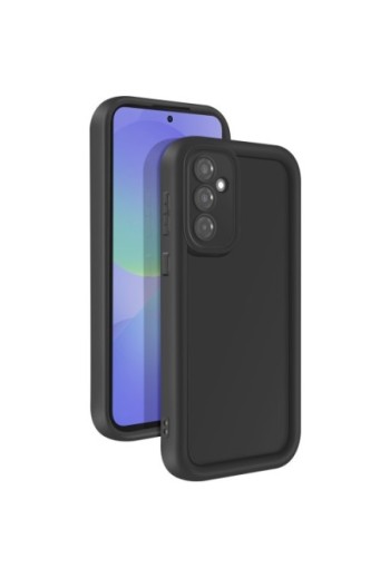 Custodia Soft Touch Samsung Galaxy A36 Silicone Nero con Bordi Rialzati