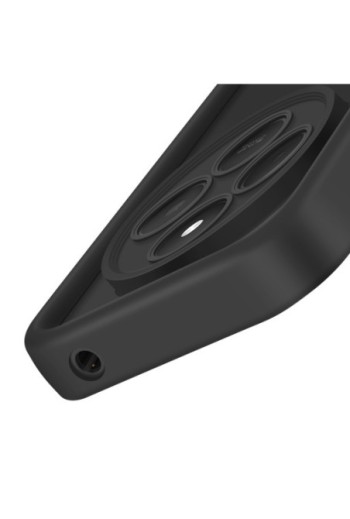 Custodia Soft Touch Xiaomi Redmi 14C Silicone Nero con Bordi Rialzati