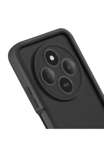 Custodia Soft Touch Xiaomi Redmi 14C Silicone Nero con Bordi Rialzati