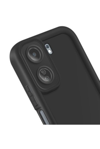 Custodia Soft Touch Xiaomi Redmi 13C Silicone Nero con Bordi Rialzati