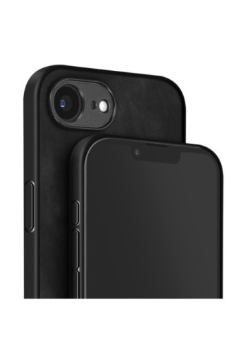 Custodia con Cordino iPhone 16e Elegante Nero Vintage