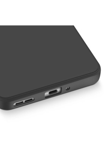 Custodia Silicone Opaco Nero per Oppo Reno 13 F e 13 FS