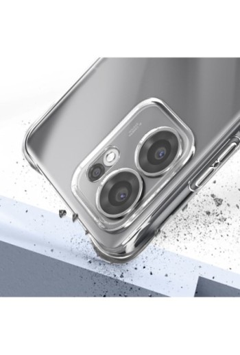 Custodia Antiurto con Angoli Rinforzati Trasparente per Oppo Reno 13 F e 13 FS