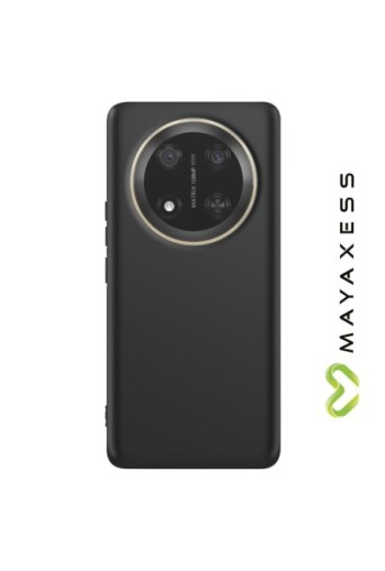 Custodia in Silicone Morbido Nero Mayaxess per Honor Magic 7 Lite
