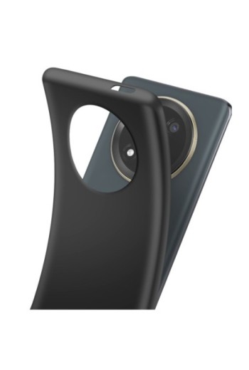 Custodia in Silicone Morbido Nero Mayaxess per Honor Magic 7 Lite