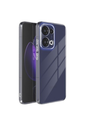 Custodia in Silicone Morbido Trasparente per Oppo Reno 13
