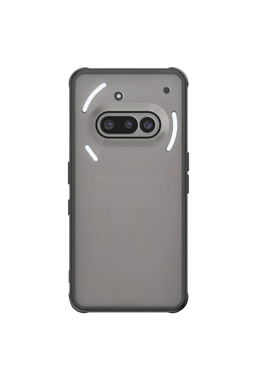 Cover Antiurto Nothing Phone 3a Angoli Rinforzati - Nero Traslucido