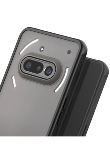 Cover Antiurto Nothing Phone 3a Angoli Rinforzati - Nero Traslucido