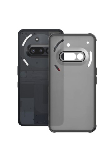 Cover Antiurto Nothing Phone 3a Angoli Rinforzati - Nero Traslucido