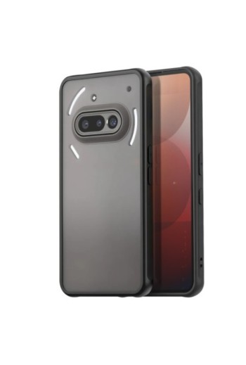 Cover Antiurto Nothing Phone 3a Angoli Rinforzati - Nero Traslucido